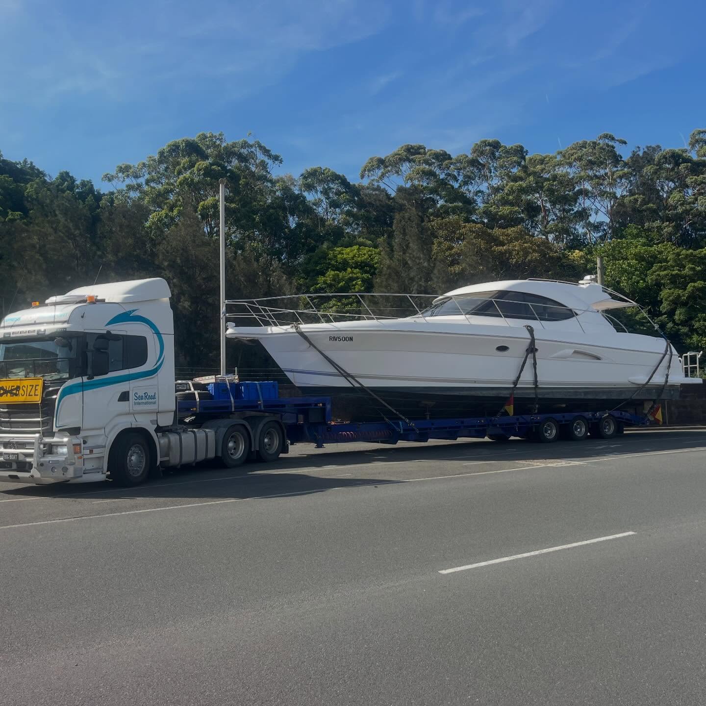 Big boat transport Tasmania